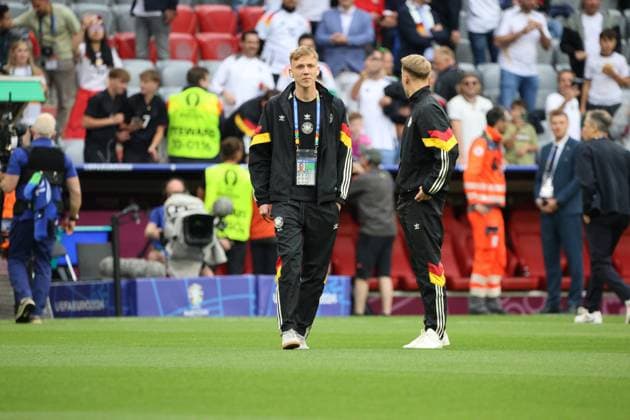 14 06 2024, Football, Men, UEFA European Championship 2024, Opening match, Group A, Germany Scotland, Maximilan Beier Germany , Chris Fuehrich Germany Munich Allianz Arena Bayern Germany EN Copyright: xSebastianxBachx