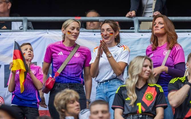 Munich, Germany 14th Jun 2024 Lena Wurzenberger Girlfriend of Trainer Julian Nagelsmann Germany Germany Scotland Germany Scotland 14 06 2024