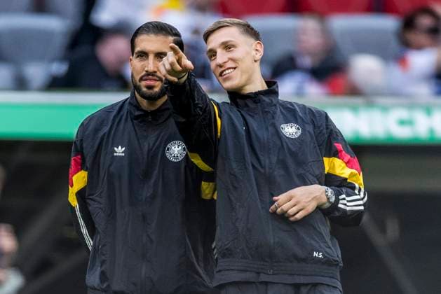 UEFA EURO 2024 Opening match Germany Scotland 14 06 2024 Nico Schlotterbeck Germany, 15 shows Emre Can Germany, 25 something UEFA EURO 2024 Opening match Germany Scotland Munich Football Arena, Munich on 14 06 2024 Copyright: xBEAUTIFULxSPORTS Wunderlx