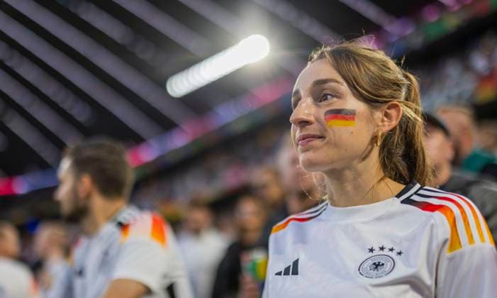 Munich, Germany 14th Jun 2024 Lena Wurzenberger Girlfriend of Trainer Julian Nagelsmann Germany Germany Scotland Germany Scotland 14 06 2024