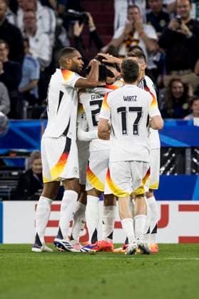 UEFA EURO 2024 Opening match Germany Scotland 14 06 2024 Cheers after Jamal Musialas 2-0 goal Germany, 10 UEFA EURO 2024 Opening match Germany Scotland Munich Football Arena, Munich on 14 06 2024 Copyright: xBEAUTIFULxSPORTS Wunderlx