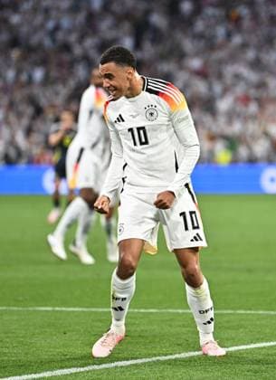 14 06 2024, xscotx, European Football Championship 2024, Germany Scotland, emspor, v l Jamal Musiala German national football team DFB celebrate the goal, The goal celebration for 2 0 Munich