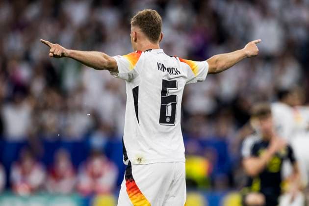 UEFA EURO 2024 Opening match Germany Scotland 14 06 2024 Joshua Kimmich Germany, 6 conducts UEFA EURO 2024 Opening match Germany Scotland Munich Football Arena, Munich on 14 06 2024 Copyright: xBEAUTIFULxSPORTS Wunderlx