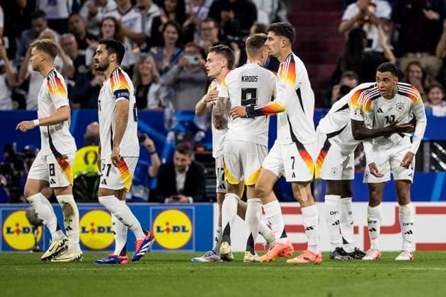 UEFA EURO 2024 Opening match Germany Scotland 14 06 2024 Cheers after Jamal Musialas 2-0 goal Germany, 10 UEFA EURO 2024 Opening match Germany Scotland Munich Football Arena, Munich on 14 06 2024 Copyright: xBEAUTIFULxSPORTS Wunderlx