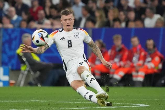 Toni Kroos Germany Germany, 08 slips away on the flank Munich 14 06 2024 Germany vs Scotland, EURO2024 Opening match, Group A, EM Arena Munich