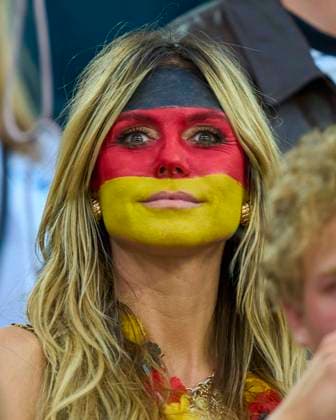 Sport Themen der Woche KW24 Sport Bilder des Tages Heidi Klum mit Ehemann Tom in the group stage match GERMANY - SCOTLAND of the UEFA European Championships 2024 on Jun 14, 2024 in Munich, Germany.