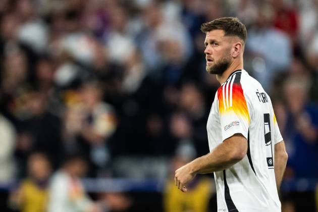 240614 Niclas Füllkrug of Germany during the UEFA Euro 2024 Football Championship match between Germany and Scotland on June 14, 2024 in Munich Photo Mathias Bergeld BILDBYRAN kod MB MB0933 fotboll football soccer fotballs em europamästerskap em uefa euro uefa european football championship euro 2024 tyskland germany scotland bbeng skottland  Copyright: MATHIASxBERGELD BB240614MB109