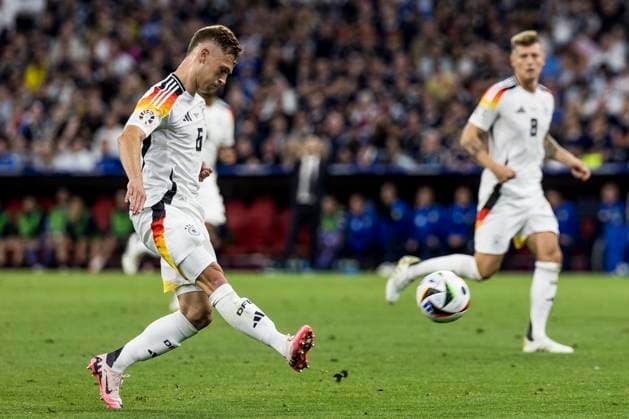 UEFA EURO 2024 Opening match Germany Scotland 14 06 2024 Joshua Kimmich Germany, 6 UEFA EURO 2024 Opening match Germany Scotland Munich Football Arena, Munich on 14 06 2024 Copyright: xBEAUTIFULxSPORTS Wunderlx