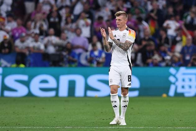 Soccer UEFA EURO 2024 Group stage 1 Matchday Opening match Germany Scotland on 14 06 2024 at the Munich Football Arena in Munich Toni Kroos Germany xRx