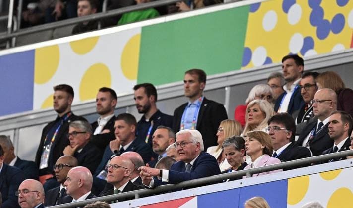 14 06 2024, xscotx, European Football Championship 2024, Germany Scotland, emspor, v l Frank Walter Steinmeier President of the Federal Republic of Germany Munich