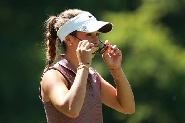 Meijer LPGA, Golf Damen Classic Isabella Fierro of Mexico walks on the 4th hole during Day Two of the Meijer LPGA Classic for Simply Give golf tournament at Blythefield Country Club in Belmont, MI, USA Friday, June 14, 2024. Belmont Michigan United States  Copyright: xJorgexLemusx originalFilename:lemus-meijerlp240614_npkCG.jpg