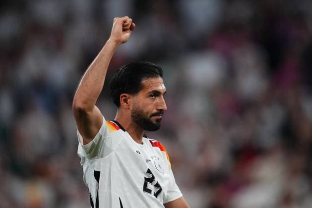 GER: Germany v Scotland. UEFA EURO, EM, Europameisterschaft,Fussball 2024 Emre Can of Germany celebrates the 5-1 during the UEFA Euro 2024 match between Germany and Scotland, Group A, date 1, played at Allianz Arena Stadium on June 14, 2024 in Munich, Germany. kpng Copyright: xBaguxBlancox xPRESSINPHOTOx PS_240614_GER_ESC_191