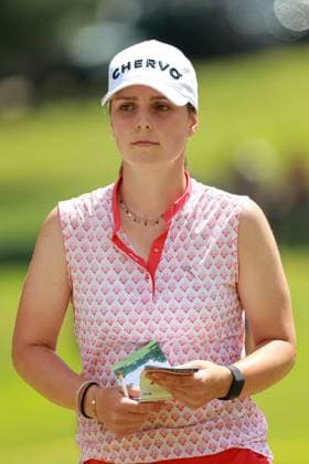 Meijer LPGA, Golf Damen Classic Benedetta Moresco of Italy heads toward the 4th hole during Day Two of the Meijer LPGA Classic for Simply Give golf tournament at Blythefield Country Club in Belmont, MI, USA Friday, June 14, 2024. Belmont Michigan United States  Copyright: xJorgexLemusx originalFilename:lemus-meijerlp240614_np7wd.jpg