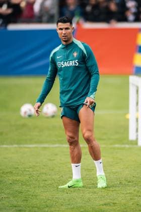Portugal Public Training Session And press conference, PK, Pressekonferenz - UEFA EURO, EM, Europameisterschaft,Fussball 2024 Cristiano Ronaldo of Portugal is training during the public training session ahead of the UEFA EURO 2024 in Gutersloh, Germany, on June 14, 2024. Gutersloh Germany  Copyright: xHeshamxElsherifx originalFilename:elsherif-notitle240614_np8UN.jpg