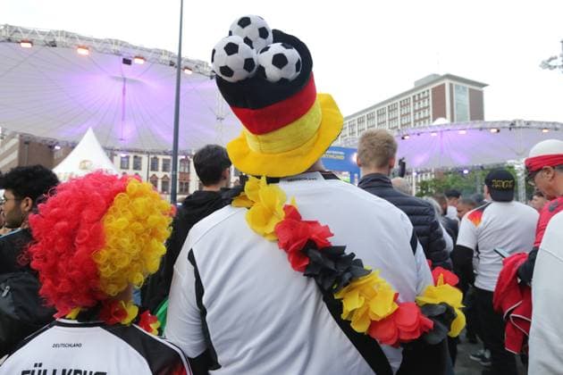14 06 2024 Dortmund, Fanzone Friedensplatz, broadcast of opening match UEFA EURO2024 Germany vs. Scotland, final score 5 1