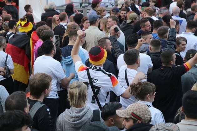 14 06 2024 Dortmund, Fanzone Friedensplatz, broadcast of opening match UEFA EURO2024 Germany vs. Scotland, final score 5 1