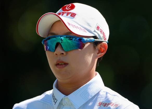 Meijer LPGA, Golf Damen Classic Hyo Joo Kim of Wonju, Republic of Korea walks from the 4th tee during the second round of the Meijer LPGA Classic for Simply Give golf tournament at Blythefield Country Club in Belmont, MI, USA Friday, June 14, 2024. Belmont Michigan United States  Copyright: xAmyxLemusx originalFilename:lemus-meijerlp240614_npwlx.jpg