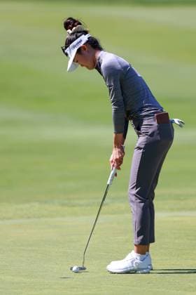 Meijer LPGA, Golf Damen Classic Grace Kim of Sydney, Australia putts on the 3rd green during the second round of the Meijer LPGA Classic for Simply Give golf tournament at Blythefield Country Club in Belmont, MI, USA Friday, June 14, 2024. Belmont Michigan United States  Copyright: xAmyxLemusx originalFilename:lemus-meijerlp240614_npkmS.jpg