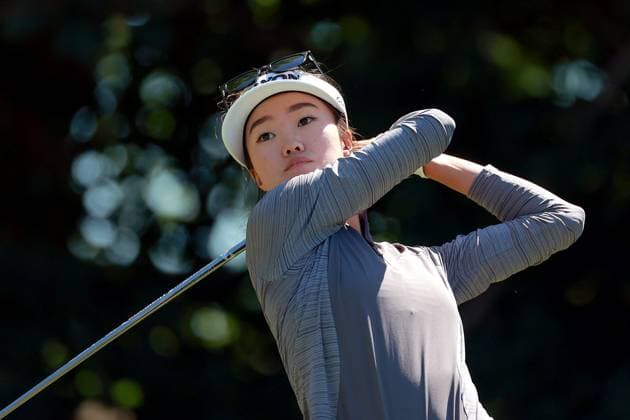 Meijer LPGA, Golf Damen Classic Grace Kim of Sydney, Australia hits from the fourth tee during the second round of the Meijer LPGA Classic for Simply Give golf tournament at Blythefield Country Club in Belmont, MI, USA Friday, June 14, 2024. Belmont Michigan United States  Copyright: xAmyxLemusx originalFilename:lemus-meijerlp240614_nperk.jpg