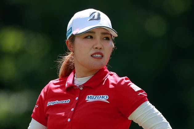 Meijer LPGA, Golf Damen Classic Ayaka Furue of Kobe, Japan looks from the 13th tee during the second round of the Meijer LPGA Classic for Simply Give golf tournament at Blythefield Country Club in Belmont, MI, USA Friday, June 14, 2024. Belmont Michigan United States  Copyright: xAmyxLemusx originalFilename:lemus-meijerlp240614_npbr0.jpg