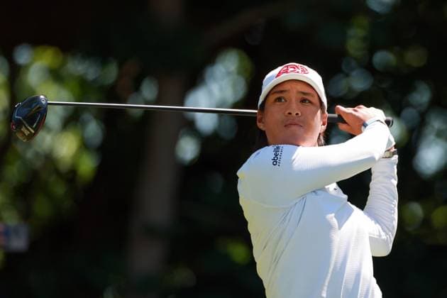 Meijer LPGA, Golf Damen Classic Celine Boutier of Montrouge, France hits from the 4th tee during the second round of the Meijer LPGA Classic for Simply Give golf tournament at Blythefield Country Club in Belmont, MI, USA Friday, June 14, 2024. Belmont Michigan United States  Copyright: xAmyxLemusx originalFilename:lemus-meijerlp240614_npl5S.jpg