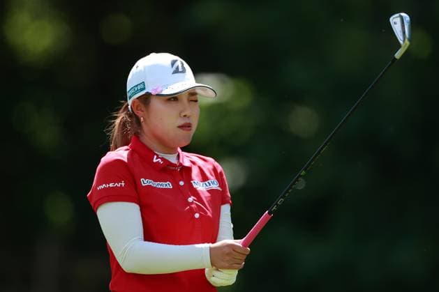 Meijer LPGA, Golf Damen Classic Ayaka Furue of Kobe, Japan looks from the 13th tee during the second round of the Meijer LPGA Classic for Simply Give golf tournament at Blythefield Country Club in Belmont, MI, USA Friday, June 14, 2024. Belmont Michigan United States  Copyright: xAmyxLemusx originalFilename:lemus-meijerlp240614_nprP5.jpg