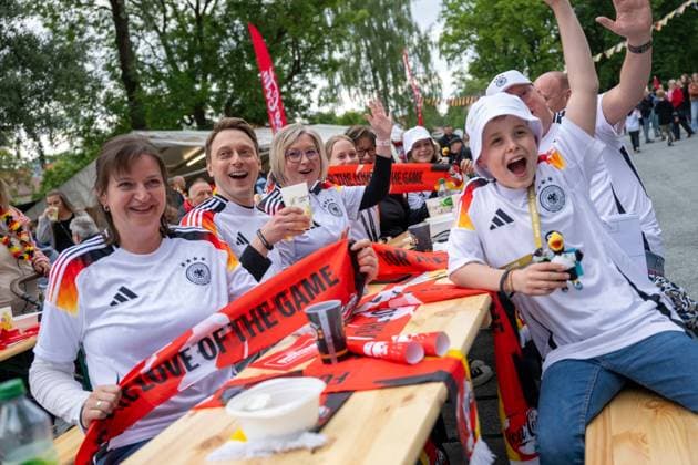 EURO 2024, Germany - Scotland, public viewing in Blankenhain