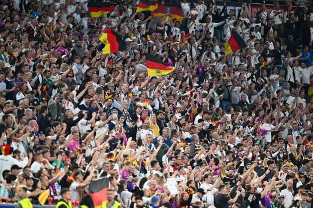 Euro 2024 Germany Scotland on 14 06 2024 at the Allianz Arena in Munich German fans MT