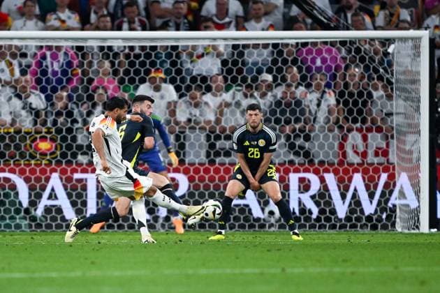 Euro 2024 Germany Scotland on 14 06 2024 at the Allianz Arena in Munich Goal for 5 1 Goalscorer Emre Can Germany with the goal for 5 1 MT