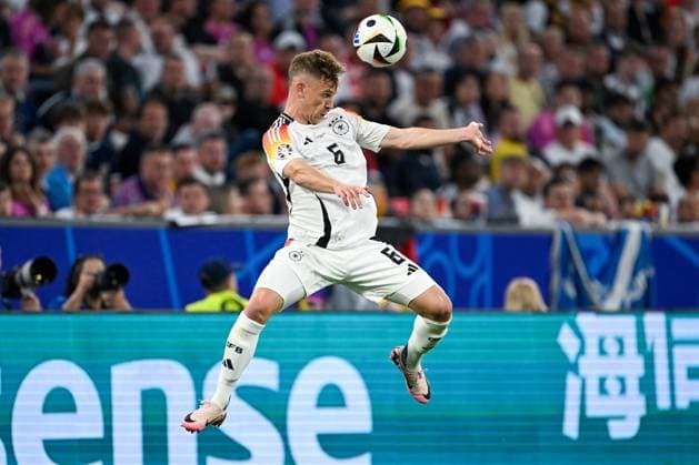 Euro 2024 Germany Scotland on 14 06 2024 at the Allianz Arena in Munich Joshua Kimmich Germany on the ball MT
