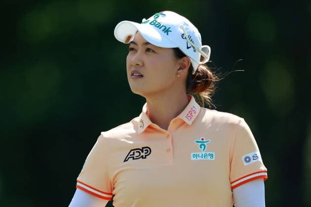 Meijer LPGA, Golf Damen Classic Minjee Lee of Perth, Australia waits on the 13th tee during the second round of the Meijer LPGA Classic for Simply Give golf tournament at Blythefield Country Club in Belmont, MI, USA Friday, June 14, 2024. Belmont Michigan United States  Copyright: xAmyxLemusx originalFilename:lemus-meijerlp240614_npUs5.jpg
