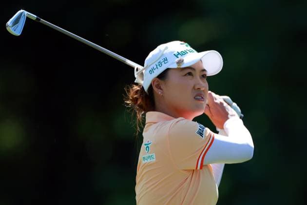 Meijer LPGA, Golf Damen Classic Minjee Lee of Perth, Australia waits on the 13th tee during the second round of the Meijer LPGA Classic for Simply Give golf tournament at Blythefield Country Club in Belmont, MI, USA Friday, June 14, 2024. Belmont Michigan United States  Copyright: xAmyxLemusx originalFilename:lemus-meijerlp240614_npYtr.jpg