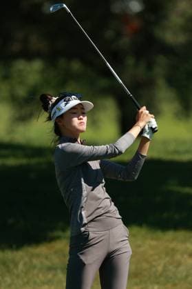 Meijer LPGA, Golf Damen Classic Grace Kim of Australia plays her second shot toward the first green during Day Two of the Meijer LPGA Classic for Simply Give golf tournament at Blythefield Country Club in Belmont, MI, USA Friday, June 14, 2024. Belmont Michigan United States  Copyright: xJorgexLemusx originalFilename:lemus-meijerlp240614_np2Y6.jpg
