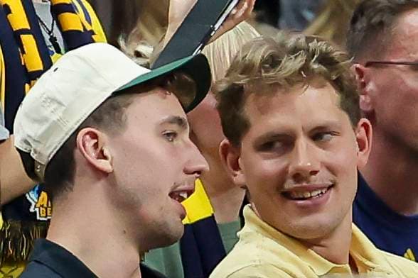 Franz Wagner Orlando Magic and Moritz Wagner Orlando Magic talk, 1 mens basketball Bundesliga, Alba Berlin vs FC Bayern Muenchen, Uber Arena, 14 06 2024, Berlin, Germany