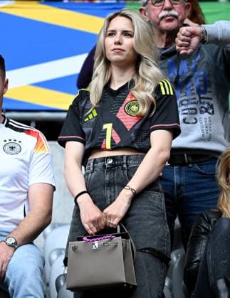 Soccer Euro 2024 group A opening match 14 06 2024 Germany Scotland Anika Bissel Wife of goalkeeper Manuel Neuer Germany
