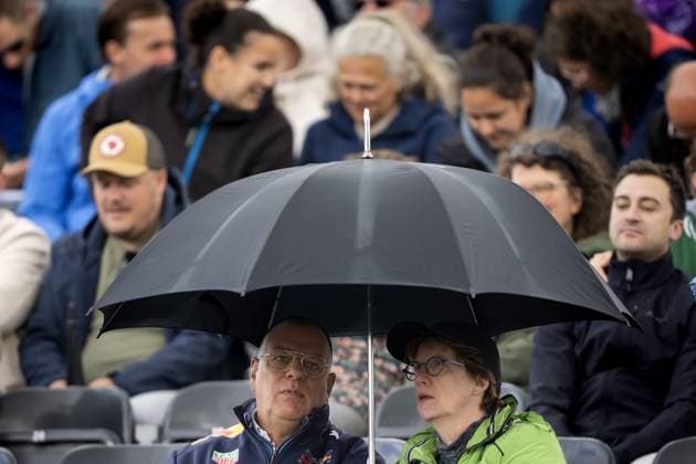 ROSMALEN - Audience on the eighth day of the Libema Open tennis tournament in Rosmalen. ANP SANDER KONING xVIxANPxSportx xxANPxIVx 501127338 originalFilename: 501127338.jpg