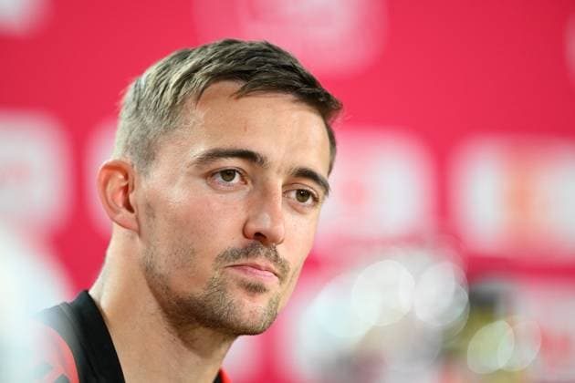 Belgium Media Activities - UEFA EURO, EM, Europameisterschaft,Fussball 2024 15 06 2024 FREIBERG AM NECKA, GERMANY - JUNE 15 : Castagne Timothy defender of Belgium talking to the press during a press conference, PK, Pressekonferenz of the Belgian Red Devils at the UEFA EURO 2024 European Football Championship tournament on June 15, 2024 in Freiberg am Necka, Germany, 15 06 2024 Freiberg am Necka Germany  Copyright: xVincentxKalutx