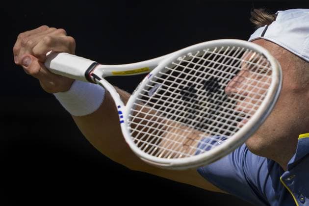 ROSMALEN - Tallon Greekpoor (NED) in the semi-final against Sebastian Korda (USA) on the eighth day of the Libema Open tennis tournament in Rosmalen. ANP SANDER KONING xVIxANPxSportx xxANPxIVx 501132218 originalFilename: 501132218.jpg