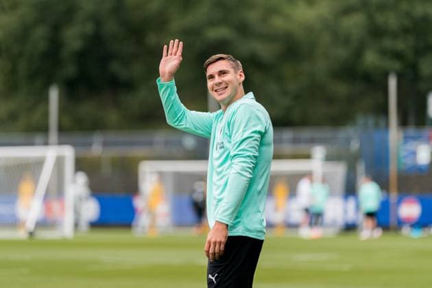 SOCCER - UEFA EURO, EM, Europameisterschaft,Fussball 2024 BERLIN,GERMANY,15.JUN.24 - SOCCER -UEFA EURO 2024, OEFB, Oesterreichischer Fussball-Bund, training. Image shows Maximilian Woeber (AUT).  GEPAxpictures xJohannesxFriedl