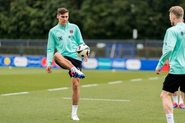 SOCCER - UEFA EURO, EM, Europameisterschaft,Fussball 2024 BERLIN,GERMANY,15.JUN.24 - SOCCER -UEFA EURO 2024, OEFB, Oesterreichischer Fussball-Bund, training. Image shows Maximilian Woeber (AUT).  GEPAxpictures xJohannesxFriedl