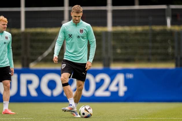 SOCCER - UEFA EURO, EM, Europameisterschaft,Fussball 2024 BERLIN,GERMANY,15.JUN.24 - SOCCER -UEFA EURO 2024, OEFB, Oesterreichischer Fussball-Bund, training. Image shows Stefan Posch (AUT).  GEPAxpictures xJohannesxFriedl
