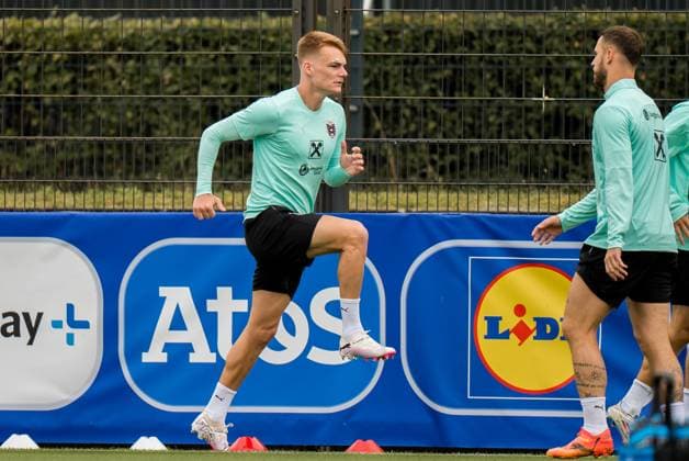 SOCCER - UEFA EURO, EM, Europameisterschaft,Fussball 2024 BERLIN,GERMANY,15.JUN.24 - SOCCER -UEFA EURO 2024, OEFB, Oesterreichischer Fussball-Bund, training. Image shows Philipp Lienhart (AUT).  GEPAxpictures xJohannesxFriedl
