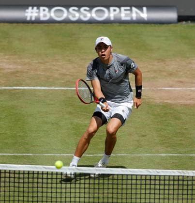 14 06 2024, BossOpen 2024, Weissenhof Stuttgart , ATP Tour 250, Tennis, Sport, In the picture Brandon Nakashima USA