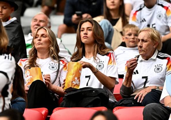 14 06 2024, xscotx, European Football Championship 2024, Germany Scotland, emspor, v l Sophia Weber girlfriend of Kai Havertz Munich