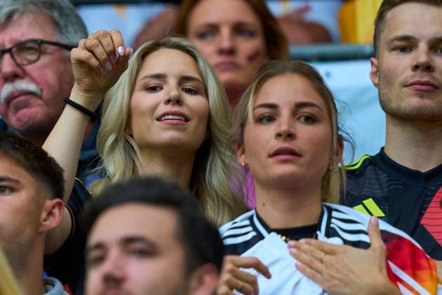Anika Bissel, wife of Manuel Neuer, in the group stage match GERMANY - SCOTLAND 5-1 of the UEFA European Championships 2024 on Jun 14, 2024 in Munich, Germany.