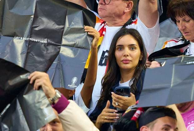 Sara Arfaoui wife of Ilkay Gündogan, DFB 21. in the group stage match GERMANY - SCOTLAND 5-1 of the UEFA European Championships 2024 on Jun 14, 2024 in Munich, Germany.