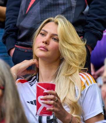 Maximilian Mittelstädt, DFB 18 Freundin Lea Prinz, in the group stage match GERMANY - SCOTLAND 5-1 of the UEFA European Championships 2024 on Jun 14, 2024 in Munich, Germany.