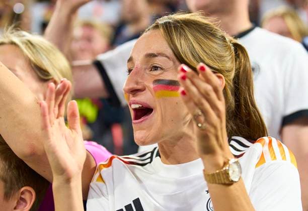 Lena Wurzenberger, girlfriend of Julian Nagelsmann, coach DFB, in the group stage match GERMANY - SCOTLAND 5-1 of the UEFA European Championships 2024 on Jun 14, 2024 in Munich, Germany.