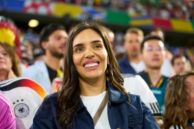 Sara Arfaoui wife of Ilkay Gündogan, DFB 21. in the group stage match GERMANY - SCOTLAND 5-1 of the UEFA European Championships 2024 on Jun 14, 2024 in Munich, Germany.