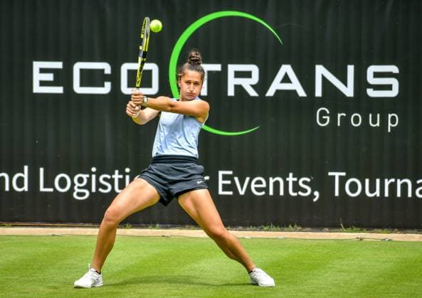Sport Tennis, ecotrans Ladies Open 2024 in Berlin 15 06 2024, xdanx, Sport Tennis, ecotrans Ladies Open 2024 in Berlin, v l Emina Bektas USA in action Berlin Steffi Graf Stadion Berlin Germany DE Copyright: xDanielxLakomskix